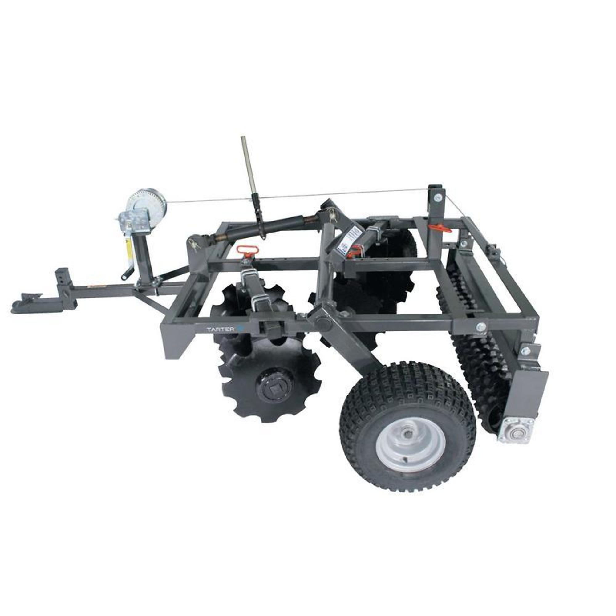 Tarter ATV/UTV Disc/Culti-Packer Combo - 48in. Cutting Width, Adjustable 16in. Disc Blades, Heavy-Duty Frame, Model# ATVCPDC